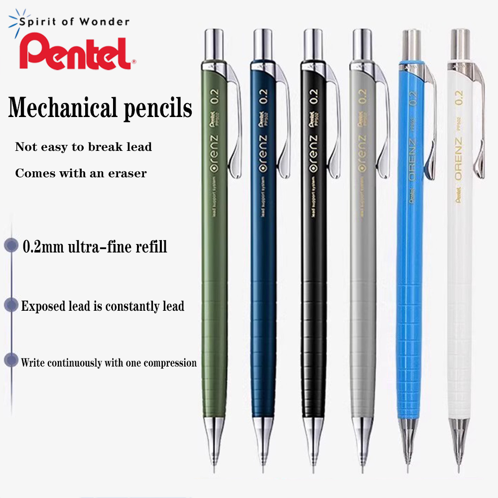Pentel Pen Energel - Pensil Mekanik Pentel Orenz 0.2Mm Jepang