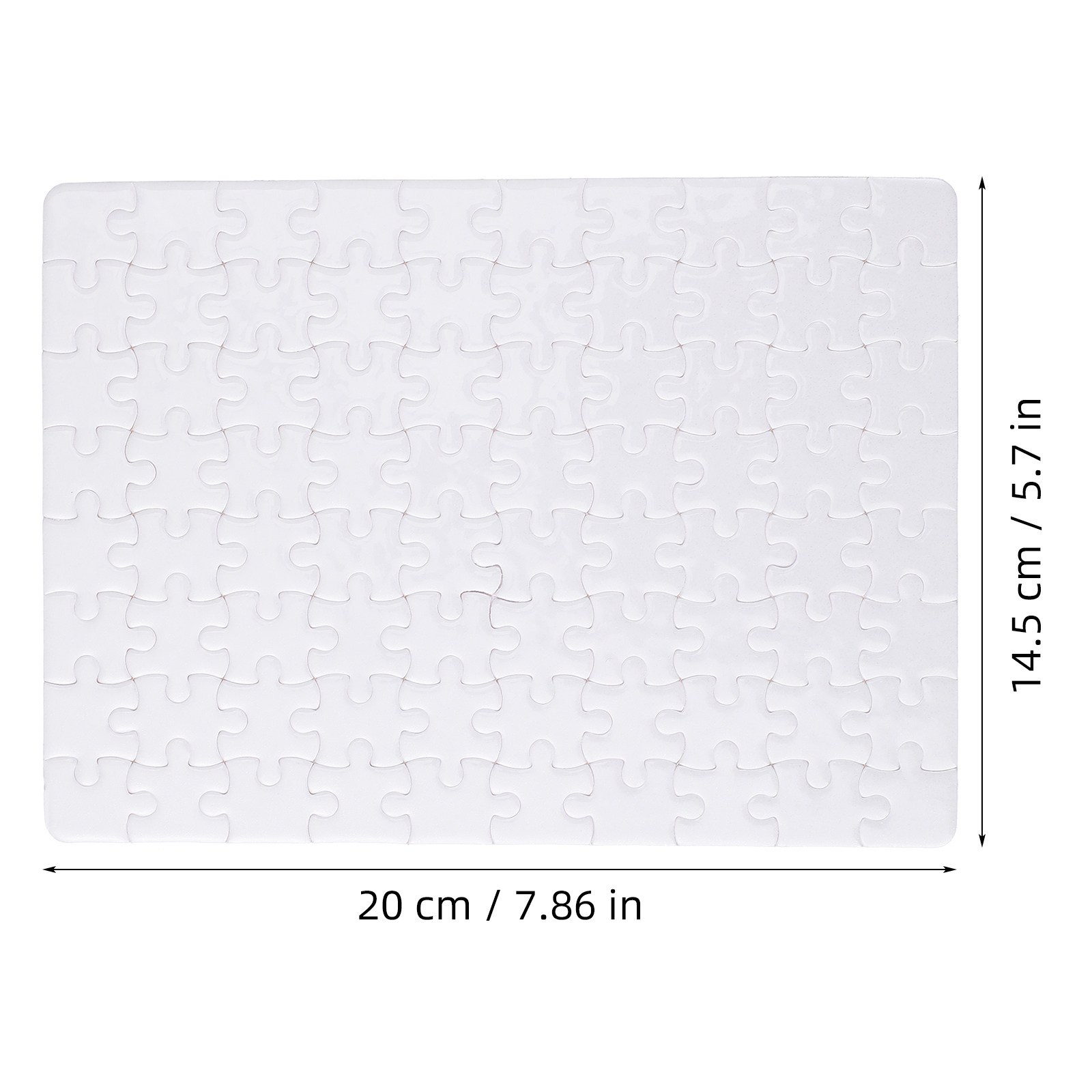 Lembaran Puzzle Polos – 4 Buah - Puzzle Blank White ulasan dan harga