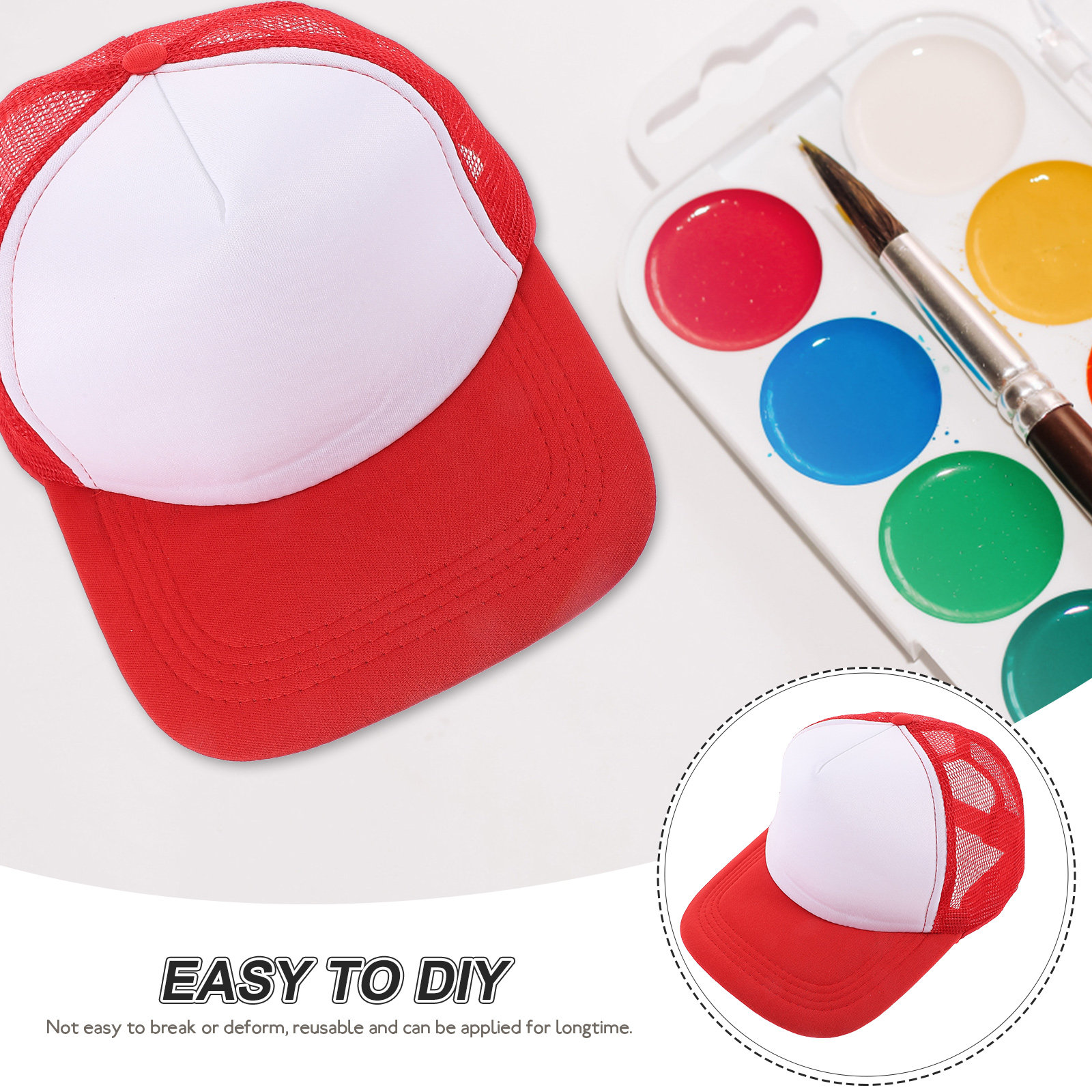 10 Buah Topi Baseball Polos un - Hat Sublimation Blank ulasan dan harga