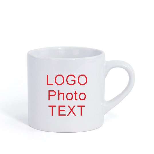 175ml Mug Kopi Kecil, Desain F - Sublimation Mug White ulasan dan harga