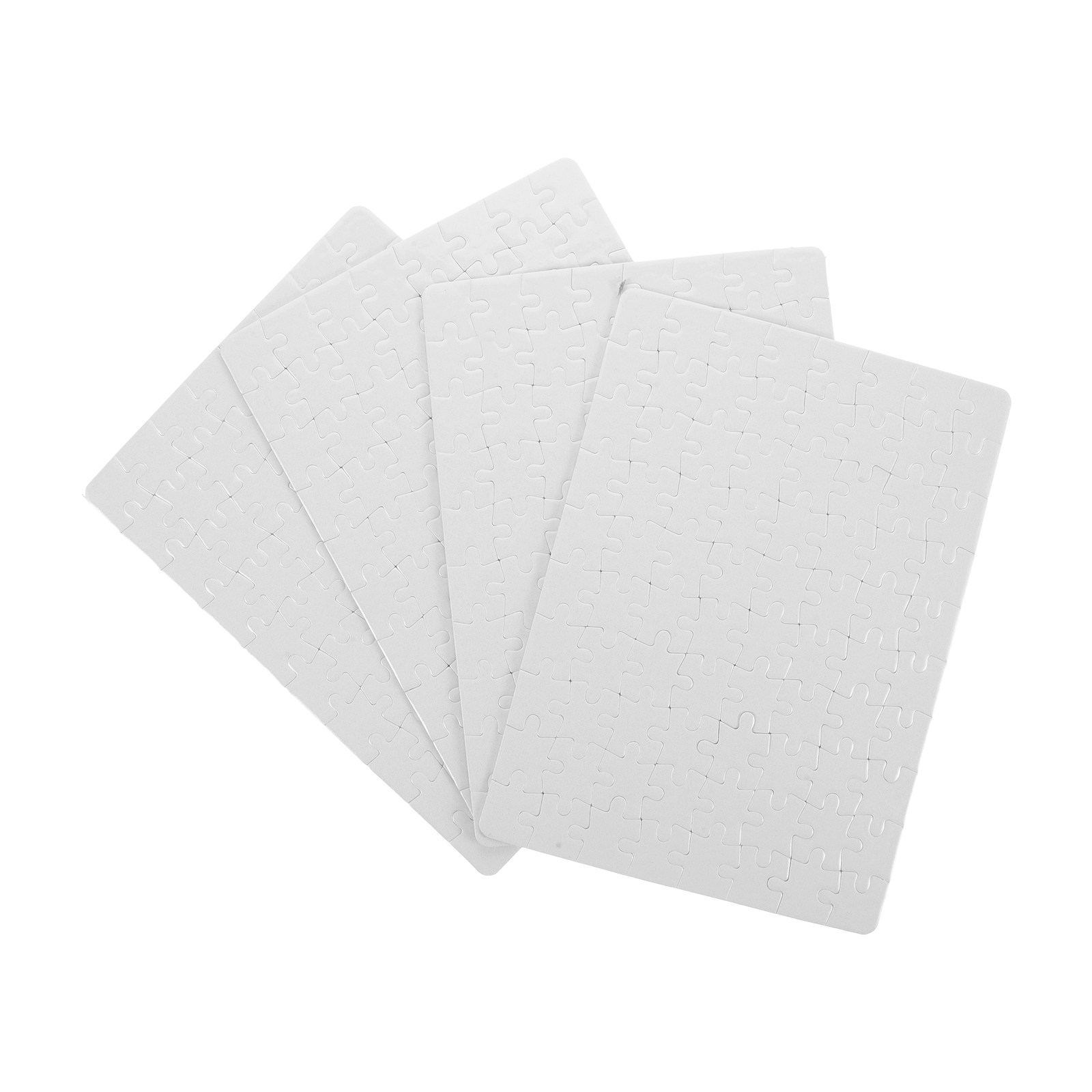 4 Lembar Potongan Puzzle Koson - Puzzle Blank White ulasan dan harga