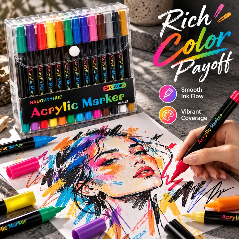 Spidol Cat Akrilik Dua Warna,  - Copic Marker Classic ulasan dan harga