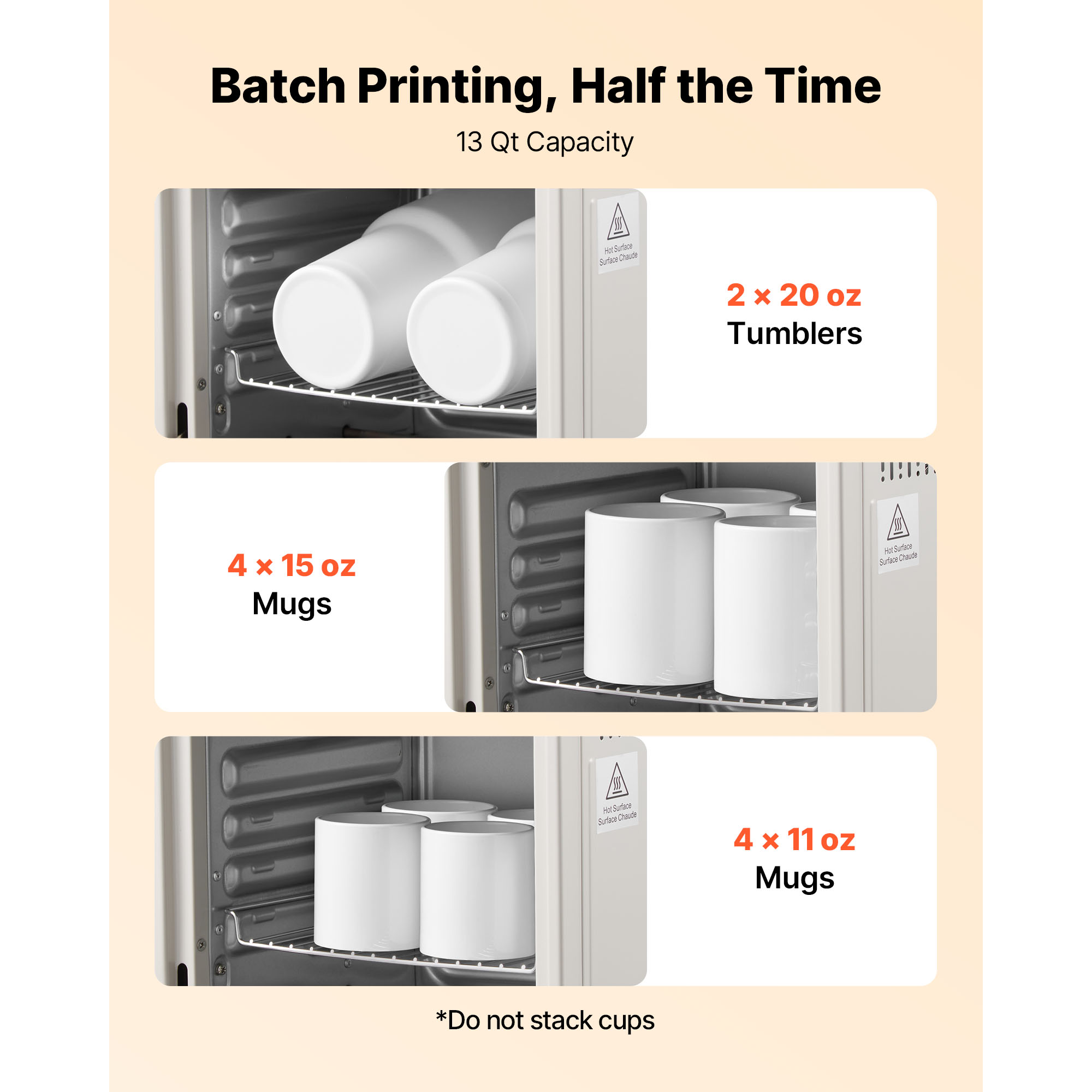 Mesin Oven Sublimasi VEVOR 13/ - Sublimation Mug White ulasan dan harga